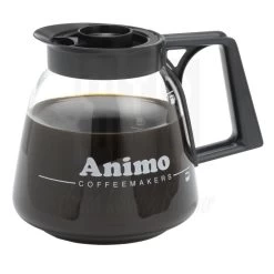 Animo Glaskan 1.8 Liter, ZWART, Met ANIMO Logo, 08208