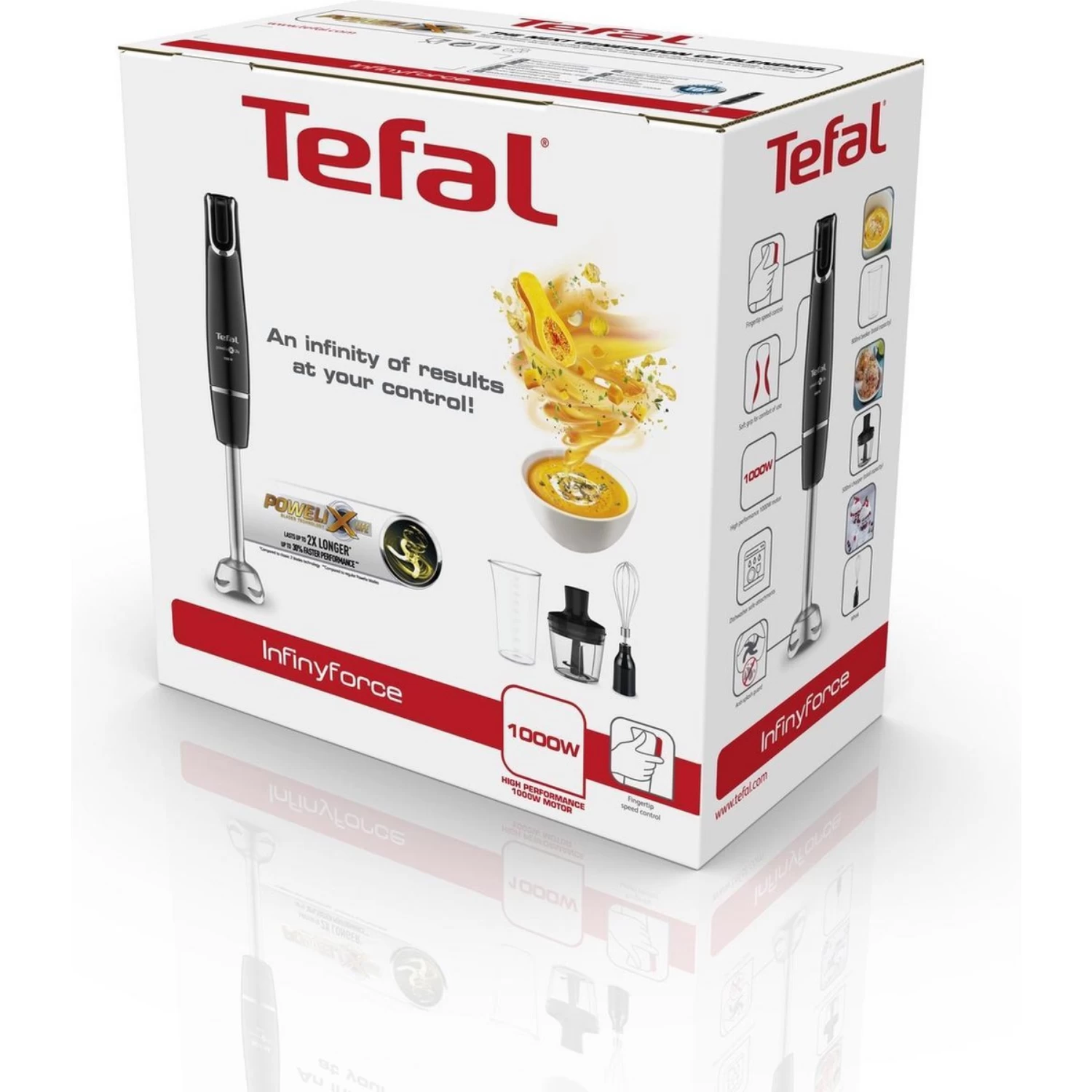 Tefal HB9438 InfiniForce Staafmixer 3-in-1 9 Tefal HB9438 InfiniForce Staafmixer 3-in-1 - Afbeelding 7