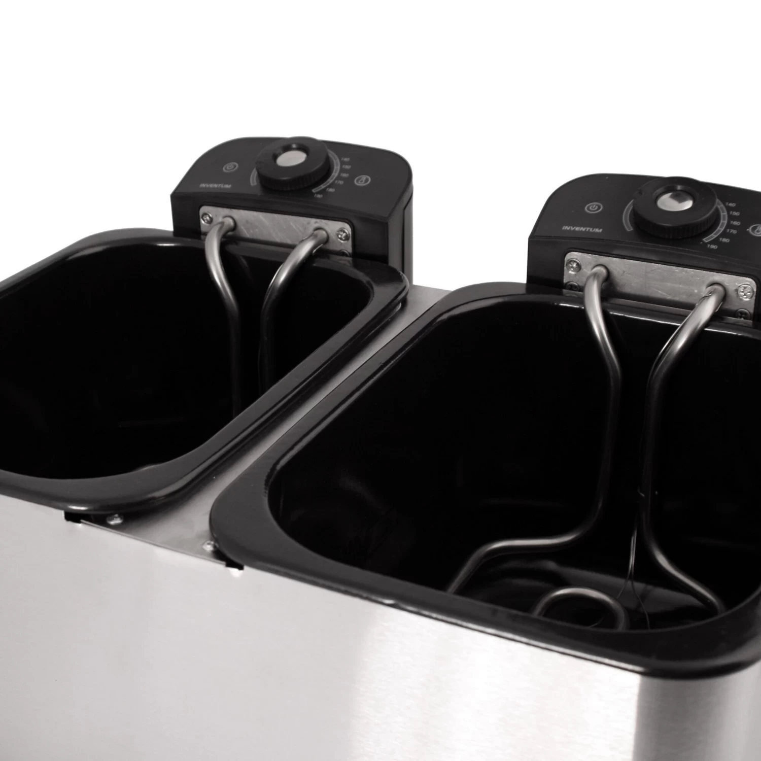 Inventum Friteuse Dubbel GF461 2 X 2,5 L RVS 1800W 4 Inventum Friteuse Dubbel GF461 2 X 2,5 L RVS 1800W - Afbeelding 2