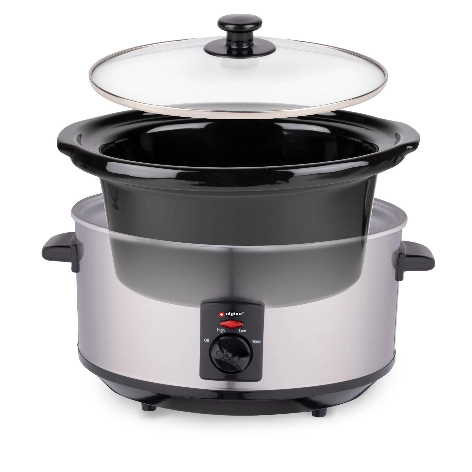 Alpina Slowcooker 3,5L 240W 4 Alpina Slowcooker 3,5L 240W - Afbeelding 2
