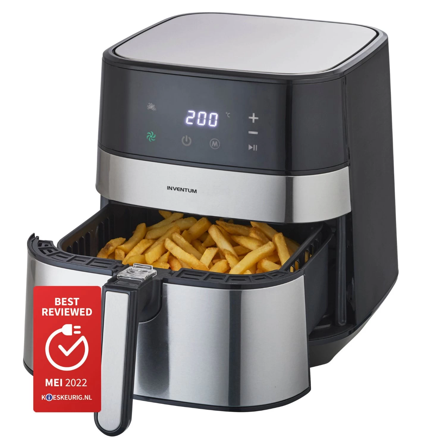 Inventum Hetelucht Friteuse GF500HLD 5 L 1700W Zwart 5 Inventum Hetelucht Friteuse GF500HLD 5 L 1700W Zwart - Afbeelding 3