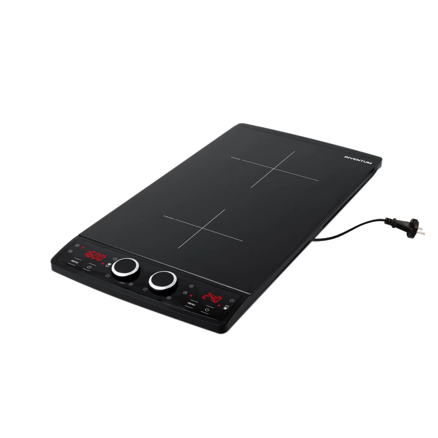 Inventum Inductiekookplaat, 30 Cm, Zwart 1 Fase 3 Inventum Inductiekookplaat, 30 Cm, Zwart 1 Fase