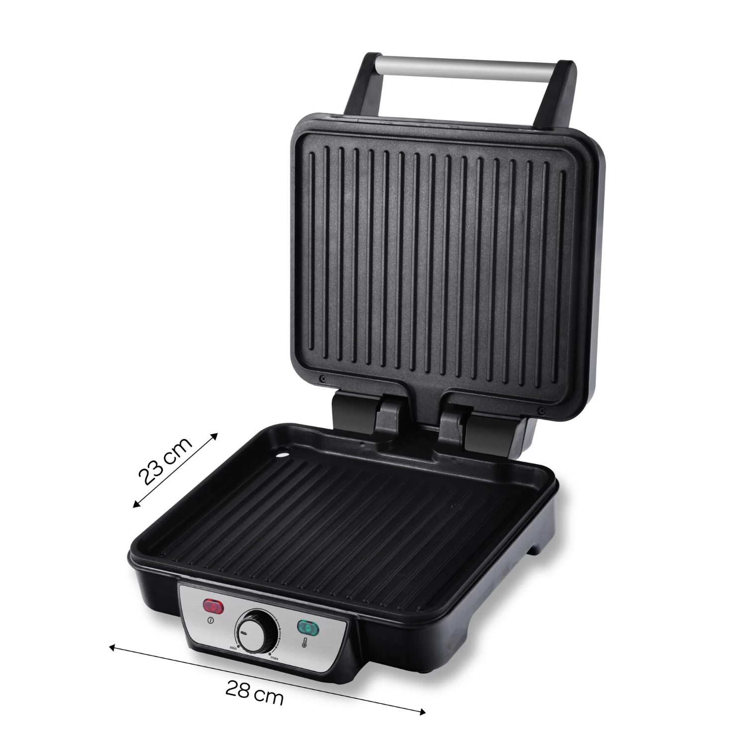 Inventum Contactgrill CG618 1800W Zwart 7 Inventum Contactgrill CG618 1800W Zwart - Afbeelding 5