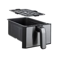 Inventum Hetelucht Friteuse Dubbel 2x 4 L Rvs/ Zwart 1700W -Winkel voor keukenapparatuur 210 4299 4 1