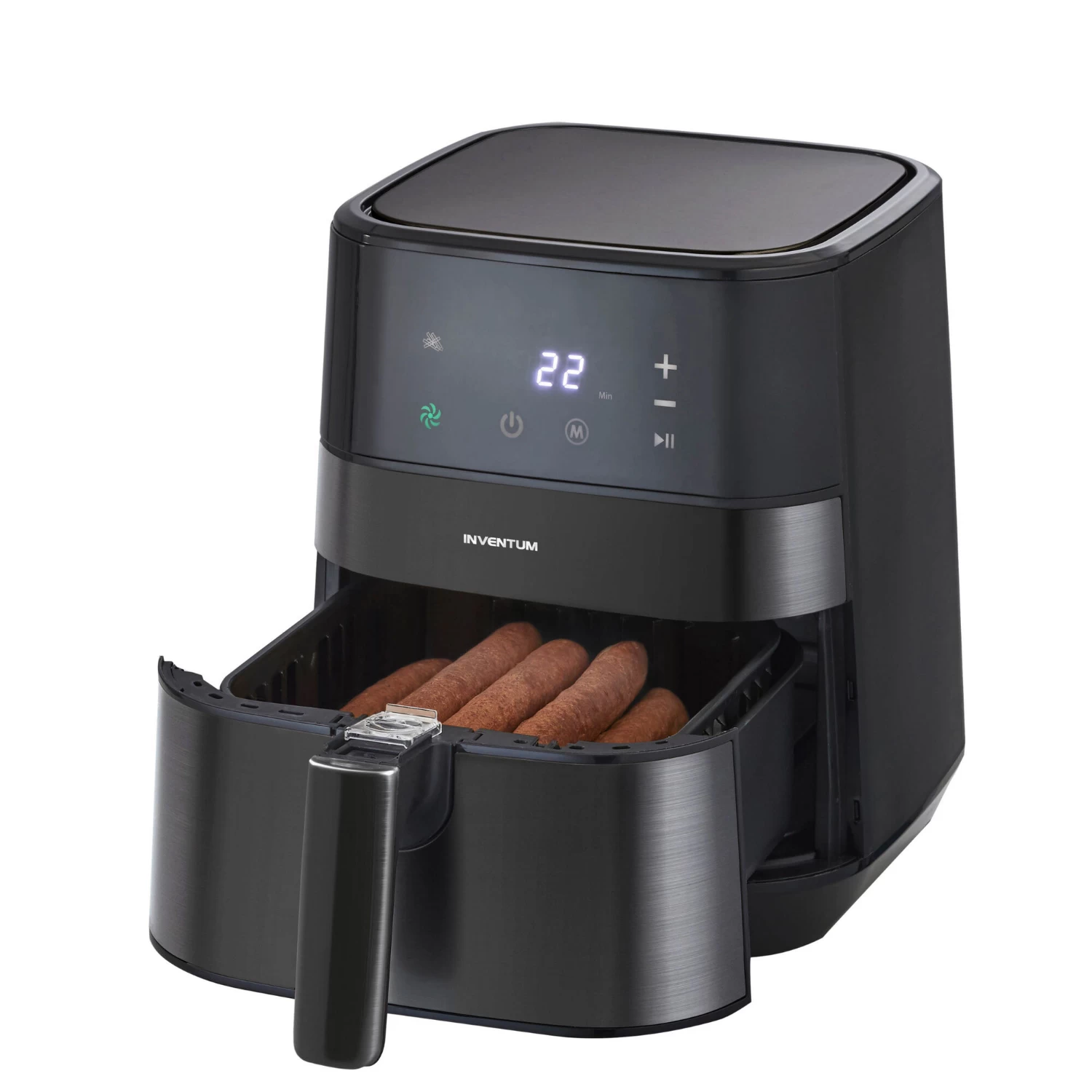 Inventum Airfryer GF350HLDB 3,5 L 1500W Zwart 6 Inventum Airfryer GF350HLDB 3,5 L 1500W Zwart - Afbeelding 4