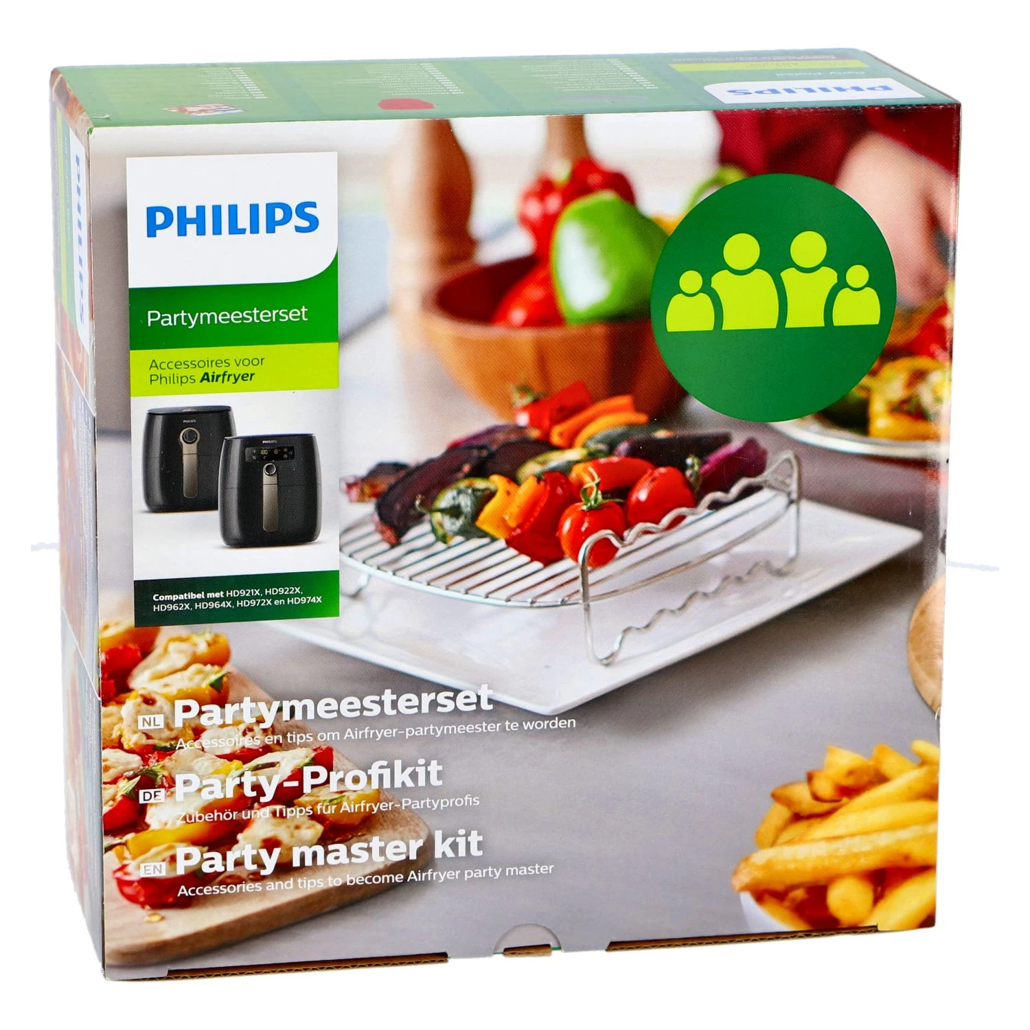 Philips Airfryer XL Accessoires HD9904/01grillrooster & Muffinvormen 3 Philips Airfryer XL Accessoires HD9904/01grillrooster & Muffinvormen